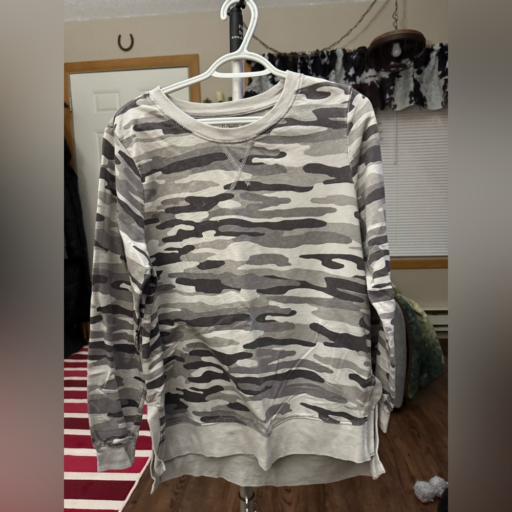 Wallflower Gray Camouflage Sweatshirt